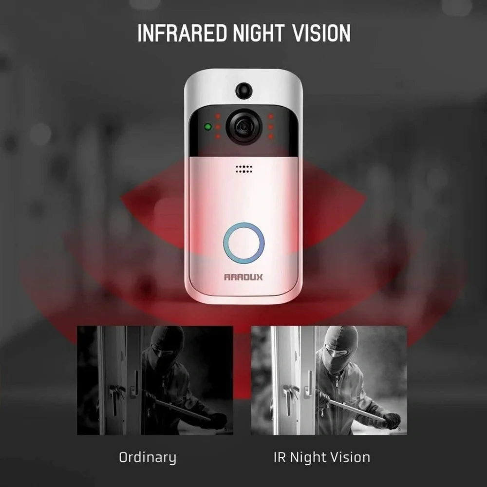 Wireless Smart WiFi Video Doorbell Camera